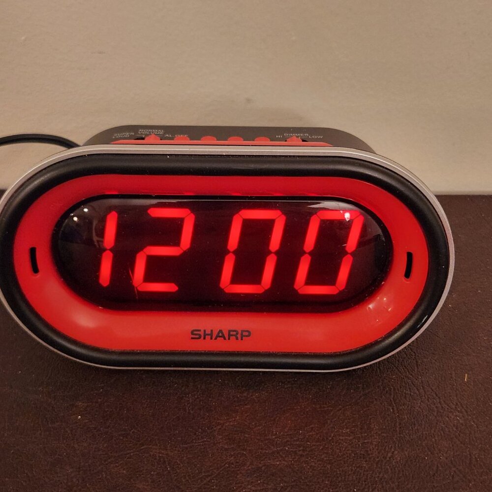 Sharp Digital Alarm Clock